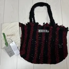 MARNI MARKET マルニマーケット トートバッグ ストライプ