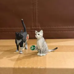 Schleich シュライヒ 猫 フィギュア 2体セット