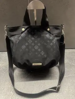 未使用品　ラシット 2wayショルダー　ネイビー　ゴールド金具　モノグラムのサムネイル