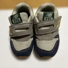 New Balance 996 ベビーシューズ グレー/ネイビー