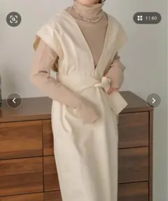 Bab アイボリーのワンピース