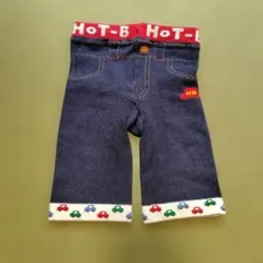 HOT-B デニム風スパッツ 80cm クマ 車柄のサムネイル