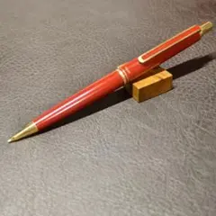 昭和レトロ PILOT シャープペンシル レッド ゴールドトリム