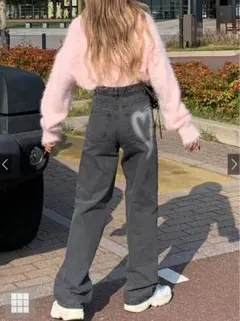 ハートポイントデニムパンツ
