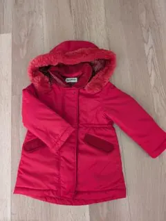 familiar 赤いダウンコート 100サイズ