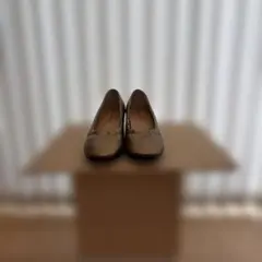 ツモリチサト　ブロンズ パンプス チャンキーヒールのサムネイル
