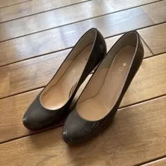 chie様専用 新品未使用品カーキ エナメル ハイヒールモードエジャコモカリーノ