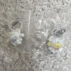 サンリオふわふわスノーガチャ ポムポムプリン シナモロール