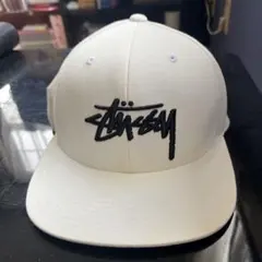 Y*L様 Stüssy ホワイトキャップ ロゴ刺繍