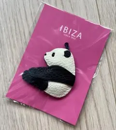 【新品未使用】IBIZA パンダ レザーチャームのサムネイル