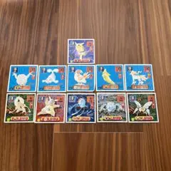 【値下げ‼︎】ポケモンシール11枚　レトロ　当時物　まとめ売り