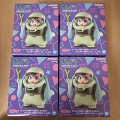 ガンダム45周年 x 初音ミク フィギュア ザクぐるみ （初音ミクver.）4点