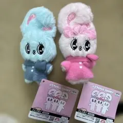 エスター・バニー ホリデーマフラー　ぬいぐるみ 水色 ピンク
