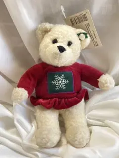 お値下げ♪クマちゃんぬいぐるみ Hallmark 女の子ベア 冬クリスマス
