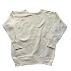 雰囲気系】60s ヴィンテージ スウェット ラグラン 白 希少サイズ L-XL