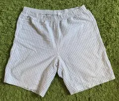 無印良品 Lサイズ チェック柄ショートパンツ