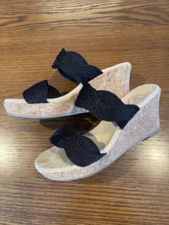 Kobe Oasis サンダル ブラック　M 23.5のサムネイル