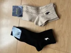 POLO ソックス 2色セット 22-24 cm