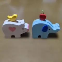 ブタ・ゾウ　カードスタンド