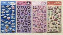 【新品】ぷくっとシール4点セット サンリオ マイメロクロミ シナモン ダイソー