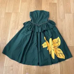 【希少】ALOHA STANDARDS ワンピース　グリーン　イエロー