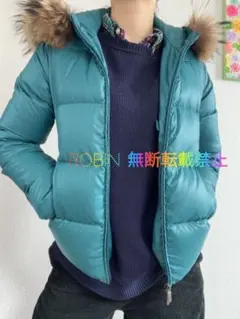 激レア　デュベティカ　y2k punk 光沢　リアルファー付ショートダウン