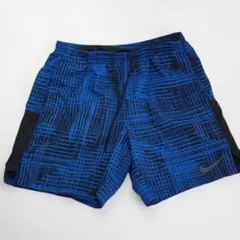 NIKE Dri-FIT ランニングショーツ M ブルー 黒 インナー付のサムネイル