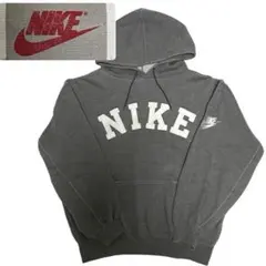 【レア】90s NIKE ナイキ 銀タグ スウェットパーカー デカロゴ