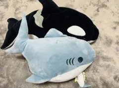 くったりシャチ4、れおなるどぬいぐるみ 2点セット