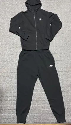 NIKE ナイキ セットアップ 上下セット パーカー スウェットパンツ 黒
