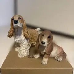 犬の置物 2体セットのサムネイル