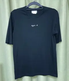 アニエスベー　黒　Tシャツ サイズ1 agnis.b homme ヴィンテージ