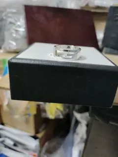 GUCCIグッチ シルバー925 Gリング21号 イタリア製 良好品 高級感あり