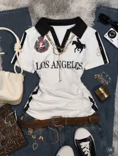 SHEIN ポロシャツ 半袖