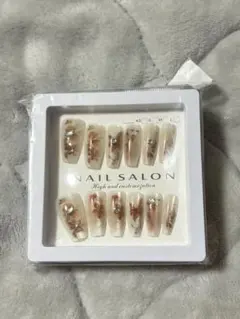 NAIL SALON ネイルチップ 花柄 12個入り