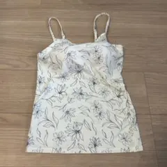 キャミソール　カップ付き　花柄のサムネイル