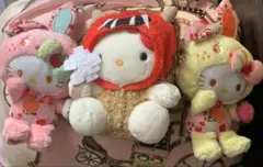 ハローキティ 2011 ナマハゲ　カラフルバニーキティちゃん ぬいぐるみ