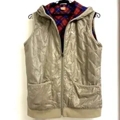 PUMA フード付きキルティングベスト　LL(O)サイズ