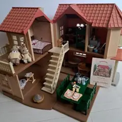 シルバニアファミリー　あかりの灯る大きなお家　ギフトセット 楽天市場】すぐに遊べる豪華ギフトセット◎ シルバニア