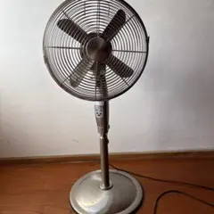 山善 メタル 扇風機 リビングファン メタリック レトロ アンティーク