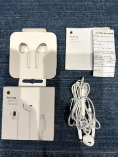 【アップル純正】イヤーポッズ　ライトニング　コネクター