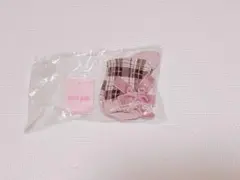 新品 mezzo piano チェック柄リボンソックス 16-18cm