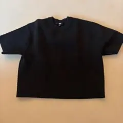 【美品】 UNIQLO ユニクロ ウォッシャブルミラノリブセーター ブラックM