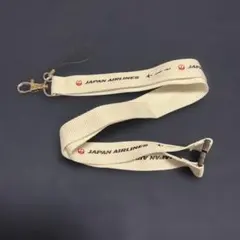 JAL JAPAN AIRLINES 白ネックストラップのサムネイル