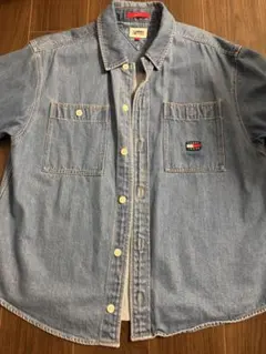 TOMMY JEANS デニムシャツ 長袖 SKATE FIT