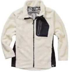 ワークマン ダイヤフリース裏アルミジャケット キムタク ホワイト Lサイズ