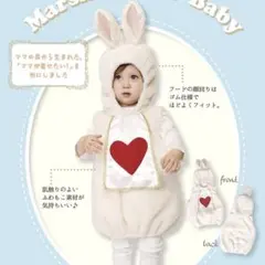 一回短時間着用のみ　ディズニー　不思議の国のアリス　ウサギ　コスプレ