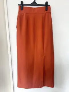 GLOBAL WORK オレンジ タイトスカート Mサイズ