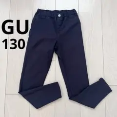 GU レギンスパンツ 長ズボン 130 ブラック
