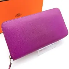HERMES エルメス アザップ クラシック オールレザー オレンジ C529 